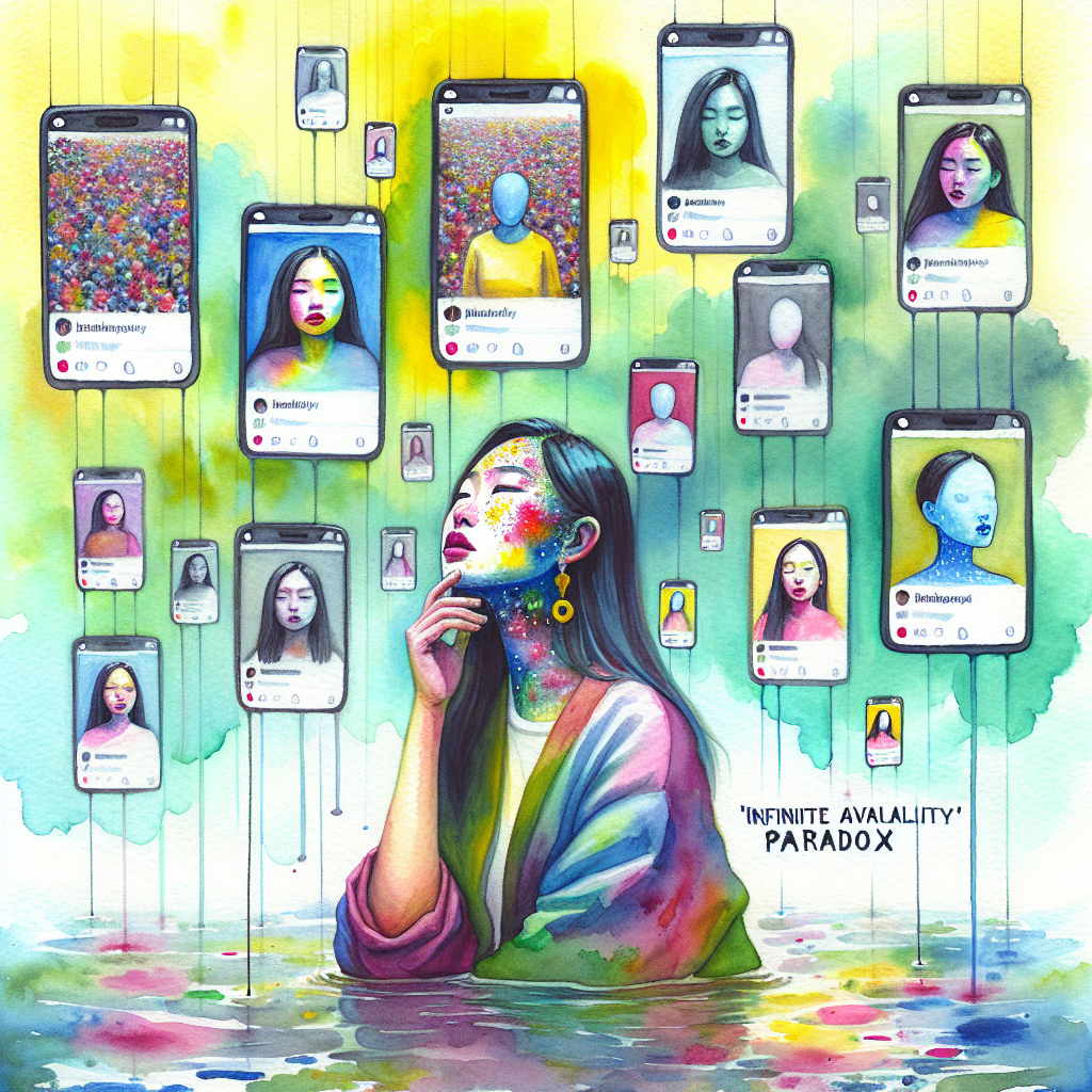 Paradosso della disponibilità infinita nei social media